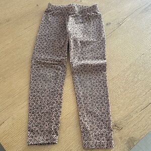 Cat & Jack black and tan leopard Patterned Leggings